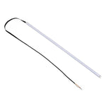 2 pezzi 60 cm DC12V 7,5 W ultrasottile impermeabile per auto auto doppi colori luci di direzione/luci di marcia Lampadine a LED SMD-2835 (luci di direzione: luce gialla; luci di marcia: luce blu ghiaccio)                                                ...