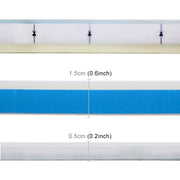 2 pezzi 60 cm DC12V 7,5 W ultrasottile impermeabile per auto auto doppi colori luci di direzione/luci di marcia Lampadine a LED SMD-2835 (luci di direzione: luce gialla; luci di marcia: luce blu ghiaccio)                                                ...