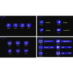 PZ607-W-D2 Audio e video digitale wireless da 7,0 pollici 2 Monitor per retromarcia separati per auto, PZ607-W-D2