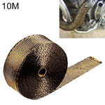 Involucro di scarico in oro titanio da 10 m Involucro di scudo termico di scarico del motore automatico Involucro resistente al calore, 10m Titanium Gold