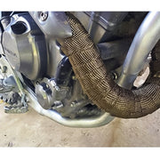 Involucro di scarico in oro titanio da 10 m Involucro di scudo termico di scarico del motore automatico Involucro resistente al calore, 10m Titanium Gold