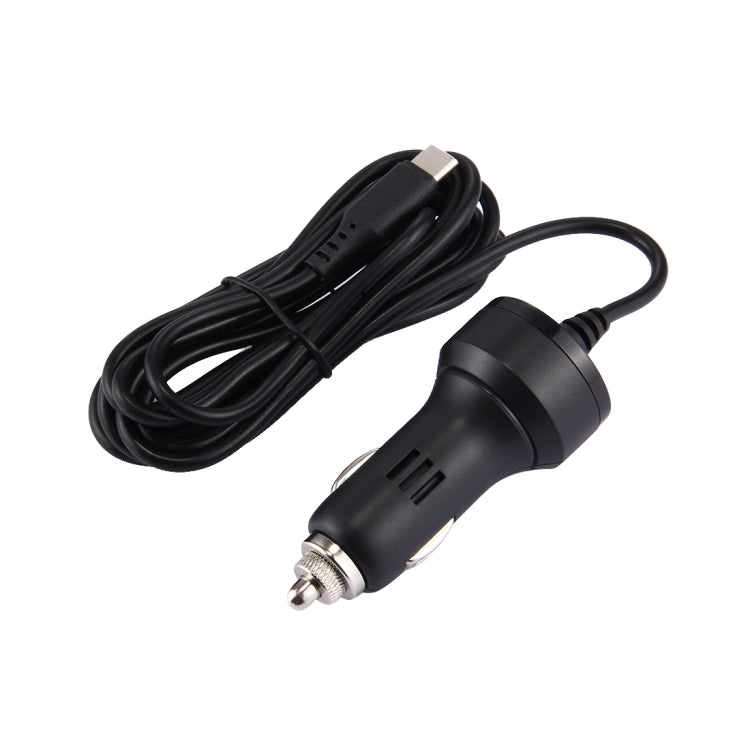 Per Nintendo Switch 2.4A USB-C / Type-C Adattatore caricabatteria per auto da viaggio, lunghezza cavo: 2 m (nero), Car Charger Adapter