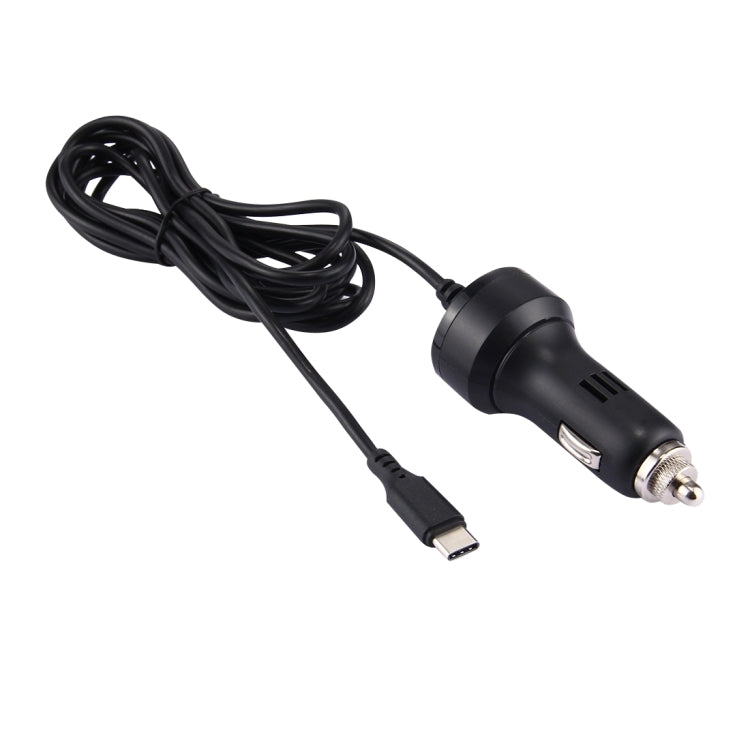 Per Nintendo Switch 2.4A USB-C / Type-C Adattatore caricabatteria per auto da viaggio, lunghezza cavo: 2 m (nero), Car Charger Adapter