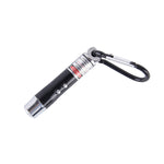 2 pezzi portachiavi esterno con guscio in metallo mini torcia a LED luce laser con rilevamento del denaro