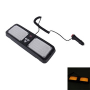 Alta qualità DC 12V, 9W LED impermeabile parasole per auto luci gialle luci di emergenza stroboscopiche luci di emergenza lampeggianti con 12 tipi di modelli flash, Yellow