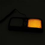Alta qualità DC 12V, 9W LED impermeabile parasole per auto luci gialle luci di emergenza stroboscopiche luci di emergenza lampeggianti con 12 tipi di modelli flash, Yellow