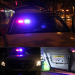 Alta qualità DC 12V, 9W LED impermeabile parasole per auto luci gialle luci di emergenza stroboscopiche luci di emergenza lampeggianti con 12 tipi di modelli flash, Yellow