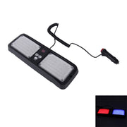 DC 12V, 9W LED di alta qualità parasole per auto impermeabile luci rosse e blu luci di emergenza stroboscopiche luci di emergenza lampeggianti con 12 tipi di schemi flash, Red+Blue