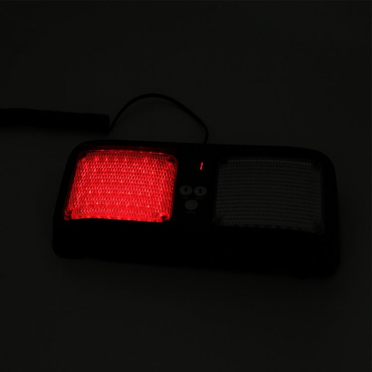 DC 12V, 9W LED di alta qualità parasole per auto impermeabile luci rosse e blu luci di emergenza stroboscopiche luci di emergenza lampeggianti con 12 tipi di schemi flash, Red+Blue