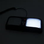 Alta qualità DC 12V, 9W LED Impermeabile Parasole per auto Luce bianca Spie di emergenza Stroboscopiche Luci di emergenza Lampeggiante con 12 tipi di schemi flash, White