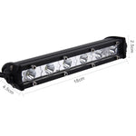 DC 10-30V 18W 2300LM 6500K Impermeabile per veicoli Auto Barche Marine Luci da lavoro esterne Luci di emergenza 30 gradi Faretto regolabile Lampadine per auto a LED con 6 luci LED CREE intense, Spot Light+18W