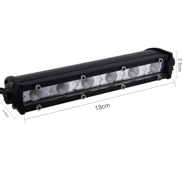 DC 10-30V 18W 2300LM 6500K Impermeabile per veicoli Auto Barche Marine Luci da lavoro esterne Luci di emergenza 60 gradi Luce di inondazione regolabile Lampadine per auto a LED con 6 luci LED CREE intense, Flood Light+18W