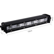 DC 10-30V 18W 2300LM 6500K Impermeabile per veicoli Auto Barche Marine Luci da lavoro esterne Luci di emergenza 60 gradi Luce di inondazione regolabile Lampadine per auto a LED con 6 luci LED CREE intense, Flood Light+18W