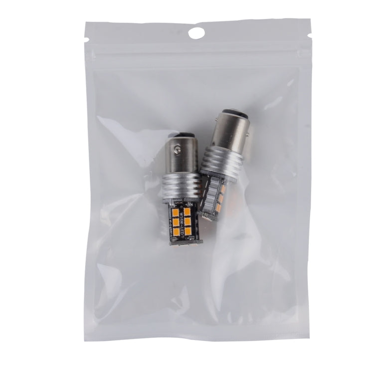 2 PZ 1157/BAY15D 3W 15 SMD-3528-LED Indicatori di direzione per auto, DC 12V, 1157/BAY15D 3W