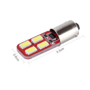10 PZ BA9S 3W 200lm 6000K 8 LED SMD-5730 Lampada per luci di ingombro per auto, DC 12V, 3W 200lm 6000K
