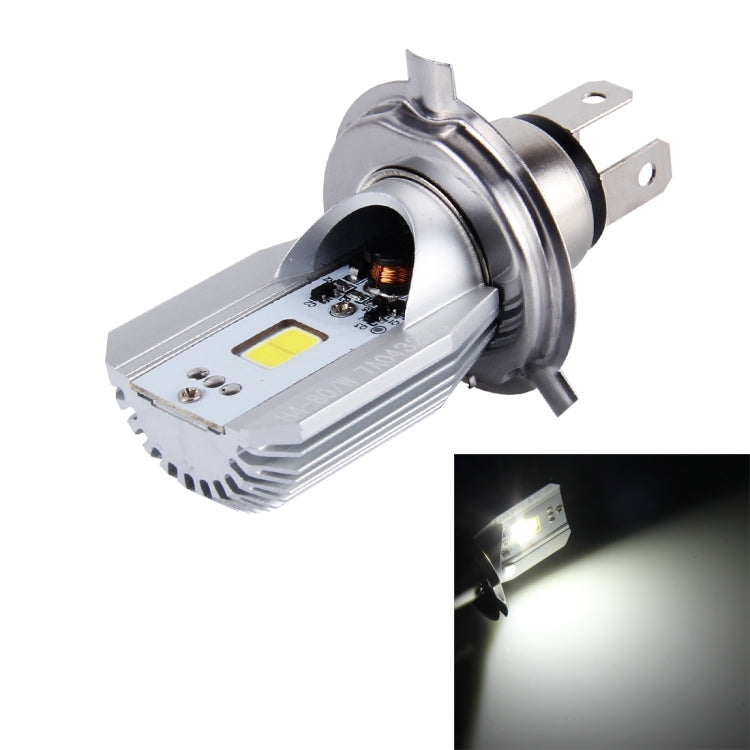 Lampada per fari per moto LED H4 12W 800lm 6000K COB, DC 6-80V, 12W 800LM