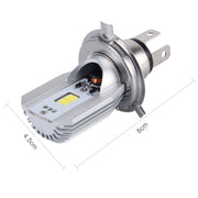 Lampada per fari per moto LED H4 12W 800lm 6000K COB, DC 6-80V, 12W 800LM