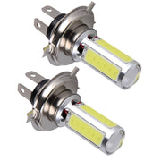 2 fari fendinebbia per auto H4 20W 1250LM 6000K 5 LED COB, DC 12V, H4 (White Light)