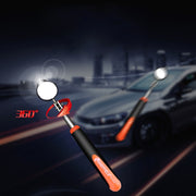 Specchio di ispezione retrattile per telaio auto con 3 luci LED da 5 mm, diametro specchio: 82 mm, lunghezza massima espandibile: 760 mm, Diameter: 82mm, Max Expanding Length: 760mm