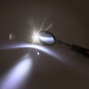 Specchio di ispezione telescopico per telaio auto per veicolo retrattile con 1 luce LED da 5 mm, diametro specchio: 55 mm, lunghezza massima espandibile: 940 mm, Diameter: 55mm, Max Expanding Length: 940mm