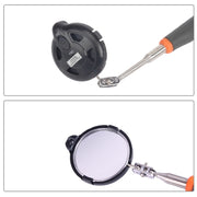 Specchio di ispezione telescopico per telaio auto per veicolo retrattile con 1 luce LED da 3 mm, diametro specchio: 32 mm, lunghezza massima espandibile: 905 mm, Diameter: 32mm, Max Expanding Length: 905mm