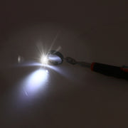 Specchio di ispezione telescopico per telaio auto per veicolo retrattile con 1 luce LED da 3 mm, diametro specchio: 32 mm, lunghezza massima espandibile: 905 mm, Diameter: 32mm, Max Expanding Length: 905mm