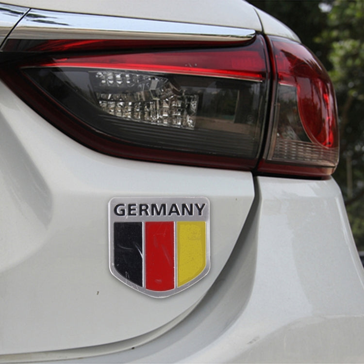 Adesivo per auto in metallo stile bandiera tedesca, Germany Flag 1, Germany Flag