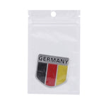 Adesivo per auto in metallo stile bandiera tedesca, Germany Flag 1, Germany Flag