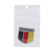 Adesivo per auto in metallo stile bandiera tedesca, Germany Flag 1, Germany Flag