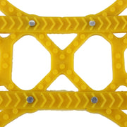 Catene antiscivolo per pneumatici da neve per auto da 6 pezzi Catene gialle per auto di famiglia, Anti-skid Chains 5