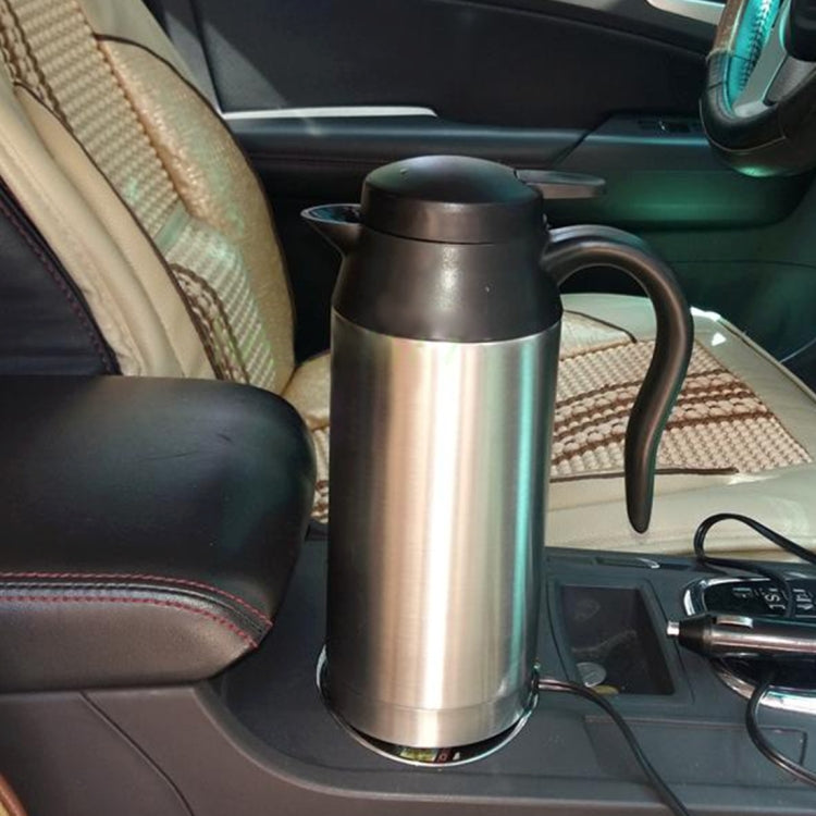 HJ-18A Tazza elettrica in acciaio inossidabile 750ml DC 12V Bollitore elettrico per auto Tazza riscaldata Tazza da caffè per auto con caricatore Accendisigari Tazza riscaldante Bollitore Bollitore riscaldatore di acqua isolato, HJ-18A