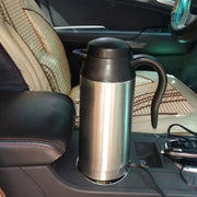 HJ-18A Tazza elettrica in acciaio inossidabile 750ml DC 12V Bollitore elettrico per auto Tazza riscaldata Tazza da caffè per auto con caricatore Accendisigari Tazza riscaldante Bollitore Bollitore riscaldatore di acqua isolato, HJ-18A