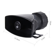 HJS-78005 12V 60W 300dB Allarme elettrico per auto Tromba d'aria Sirena Altoparlante 5 toni sonori/3 toni sonori Super forte con microfono, Lunghezza cavo: 60 cm, HJS-78005