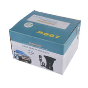 HJS-78005 12V 60W 300dB Allarme elettrico per auto Tromba d'aria Sirena Altoparlante 5 toni sonori/3 toni sonori Super forte con microfono, Lunghezza cavo: 60 cm, HJS-78005