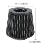 Filtro dell'aria universale stile testa a fungo HKS da 7,8 cm per auto, HKS 7.8cm