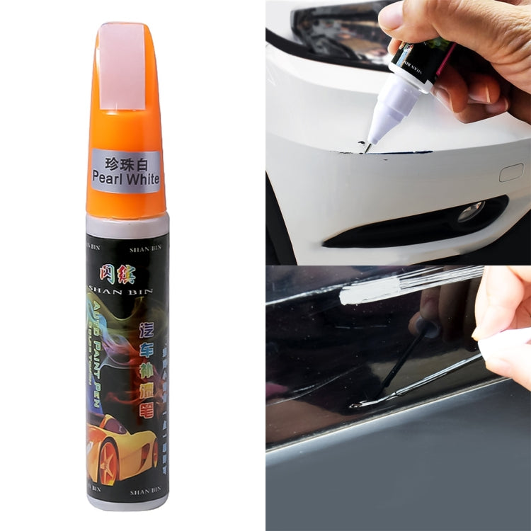 Riparazione dei graffi dell'auto Cura dell'auto Rimozione dei graffi Manutenzione Cura della vernice Penna per vernice per auto (Bianco perla)