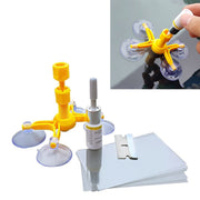 Strumento professionale per la riparazione del parabrezza Rimozione ammaccature senza vernice Kit di riparazione del parabrezza del finestrino dell'auto Chip Crack Vetro automatico, Windscreen Repair Tool, Windscreen Repair Tool (White)