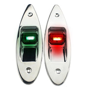 D2944 1W 12V Luci a goccia a goccia laterali a LED di navigazione impermeabili per barche marine (verde e rosso), D2944 1W 12V