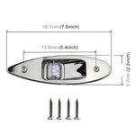 D2944 1W 12V Luci a goccia a goccia laterali a LED di navigazione impermeabili per barche marine (verde e rosso), D2944 1W 12V