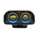 TR-9601 Misuratore di pendenza regolabile Misuratore di pendenza Strumento di ricerca inclinometro per veicoli per auto, Car Inclinometer Gauge