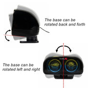 TR-9601 Misuratore di pendenza regolabile Misuratore di pendenza Strumento di ricerca inclinometro per veicoli per auto, Car Inclinometer Gauge