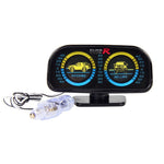 TR-9601 Misuratore di pendenza regolabile Misuratore di pendenza Strumento di ricerca inclinometro per veicoli per auto, Car Inclinometer Gauge