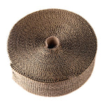 Involucro di scarico in oro titanio da 15 m Involucro di scudo termico di scarico del motore automatico Involucro resistente al calore, 15m Titanium Gold