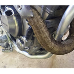 Involucro di scarico in oro titanio da 15 m Involucro di scudo termico di scarico del motore automatico Involucro resistente al calore, 15m Titanium Gold