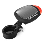 Set di luci per moto/bicicletta a energia solare USB da 2 pezzi 3W 240LM, luce anteriore + luce posteriore, Front Light+Back Light Black, Front Light+Back Light White
