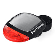 Set di luci per moto/bicicletta a energia solare USB da 2 pezzi 3W 240LM, luce anteriore + luce posteriore, Front Light+Back Light Black, Front Light+Back Light White