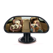 Specchietto retrovisore per auto con ventosa regolabile a 360 gradi, specchio convesso per bambini, Suction Cup Rear View Mirror
