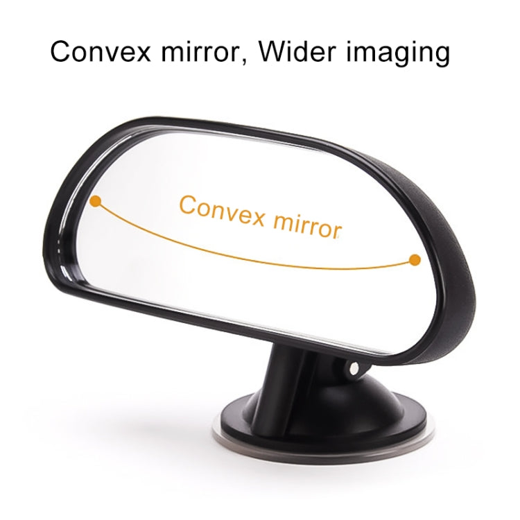Specchietto retrovisore per auto con ventosa regolabile a 360 gradi, specchio convesso per bambini, Suction Cup Rear View Mirror