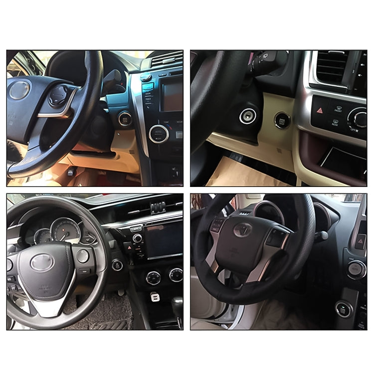 Interruttore per auto intelligente Interruttore di arresto avviamento motore per auto Interruttore di avviamento a spinta per auto, con sistema di allarme RFID, Car Switch