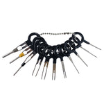 11 pezzi Auto Car Plug Circuito Cablaggio Terminale Estrazione Pick Connettore Crimp Pin Indietro Ago Rimuovi strumento, 11 PCS